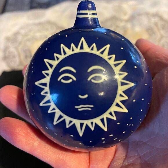 Vintage RARE Celestial Jimon Signed Mexico Pottery Ornament - Picture 11 of 15